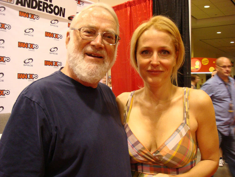 Dan with Gillian Anderson