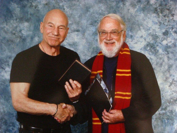 Dan with Patrick Stewart